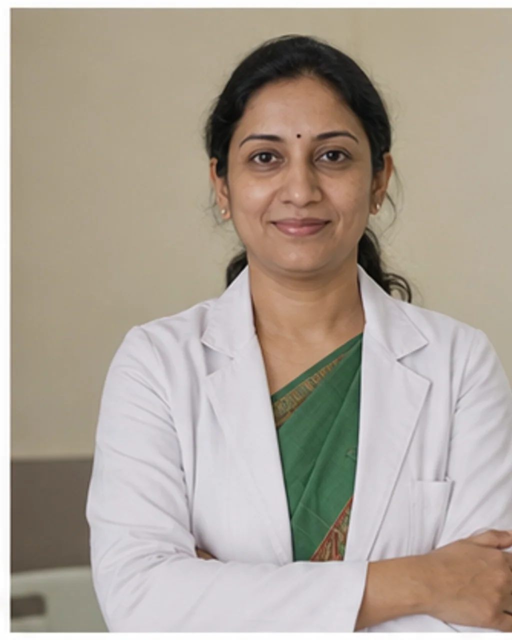 Portrait of fictional professional Dr. Farah Khan