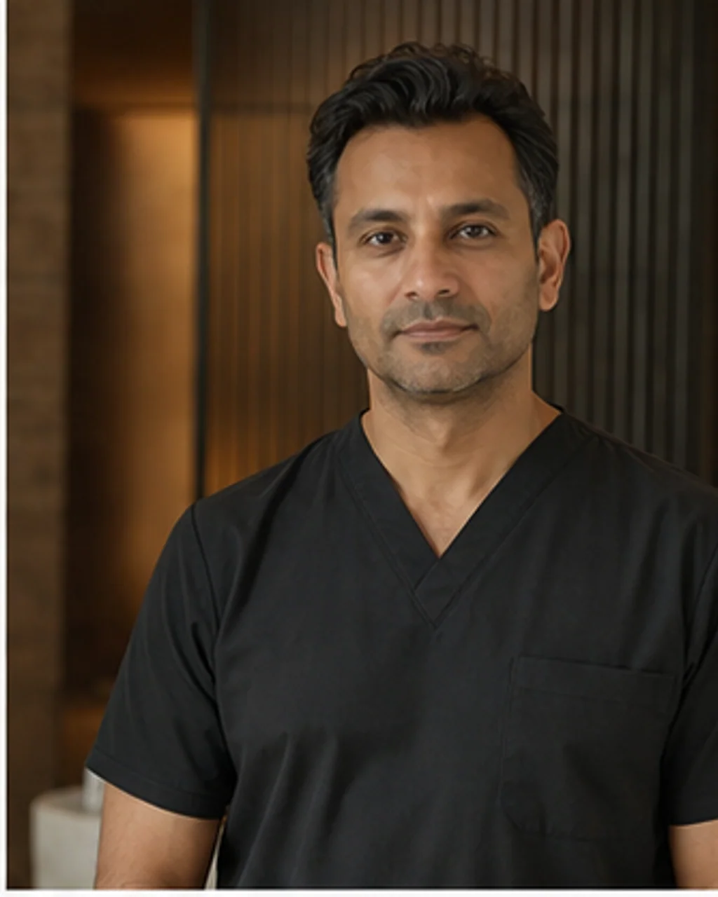 Portrait of fictional professional Dr. Rohan Chawla